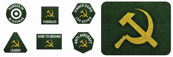 Late War Soviet Token & Objective Set