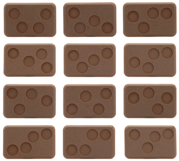 Medium Bases: 4 Holes
