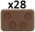 Medium Bases: 4 Holes