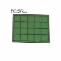20mm x 20mm Green Bases (x60)