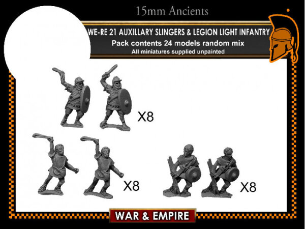 Early Imperial Roman Missile Troops: Auxiliary Slingers & Legionary Light Infantry