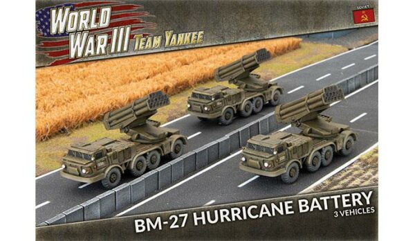 BM-27 Hurricane Rocket Battery