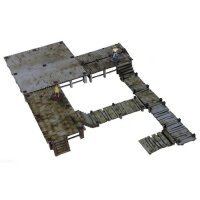 28mm Nanhai Wooden Dockside Set