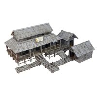 28mm Nanhai Trading Post With Cabins