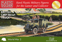 1/72 British and Commonwealth CMP 15cwt Truck (x3)