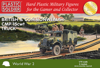 1/72nd British and Commonwealth CMP 15cwt Truck (x3)
