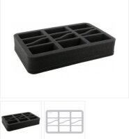 50mm Half-Size Tray with Base - FOW 6 Large Tanks &...
