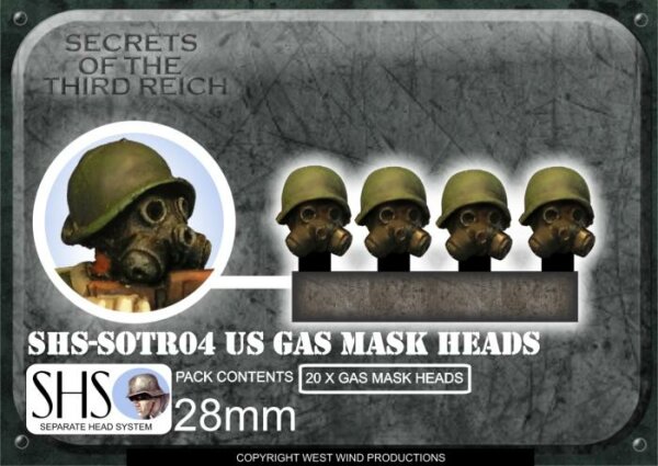 US Gas Mask Heads