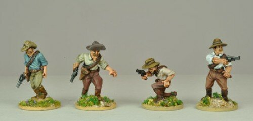 British South Africa Company Troopers with Pistols