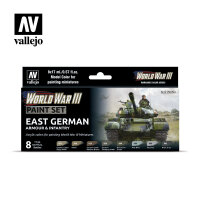 Vallejo: World War III Paint Set - WWIII East German Armour & Infantry