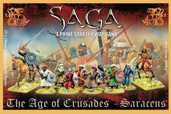 Saga: 4 Point Starter Warband - The Age of Crusades: Saracens (Plastic)