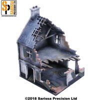 Destroyed Town Scenery Set (15mm)