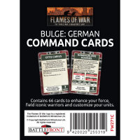 Bulge: German Command Cards