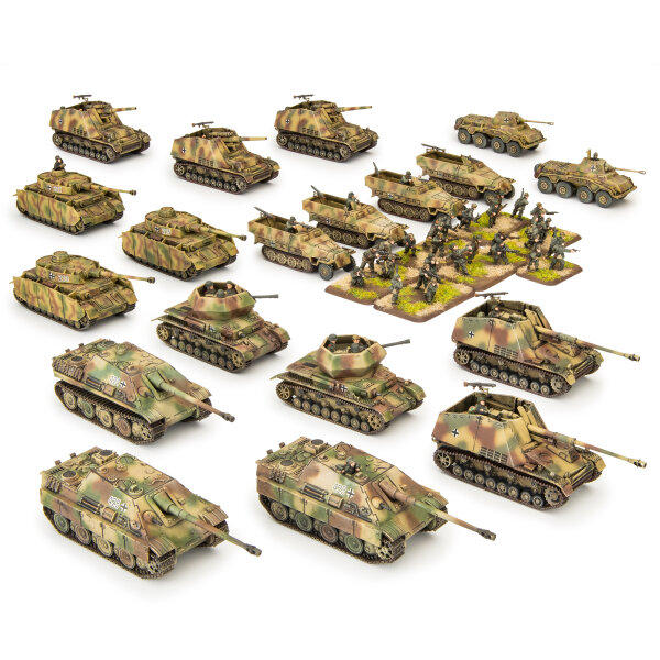 Flames Of War: German Starter Force - Tank-Hunter Kampfgruppe (Late-War) Miniature Wargaming Set - View #3