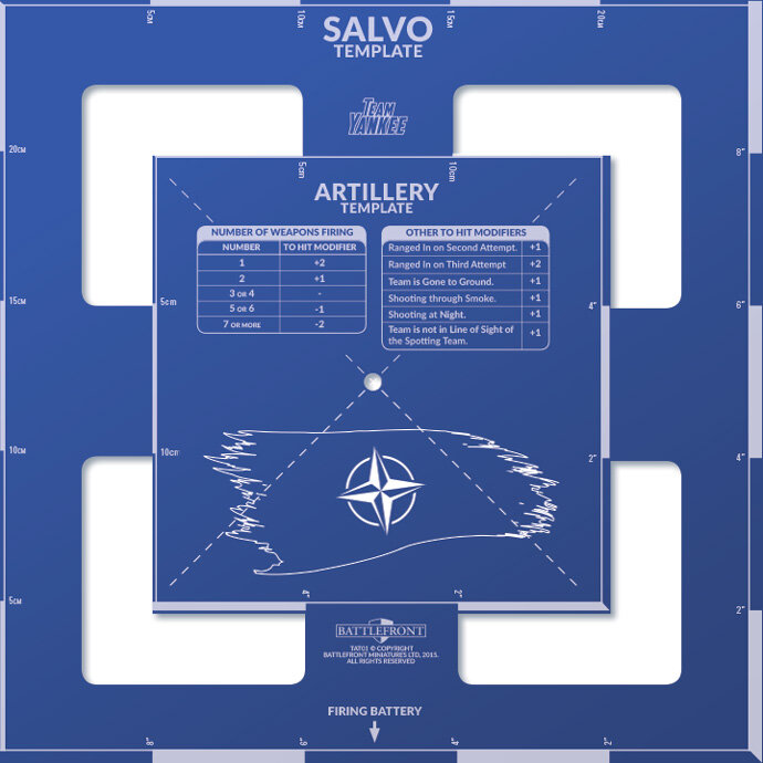 WWIII Team Yankee NATO Edition Template 18 00