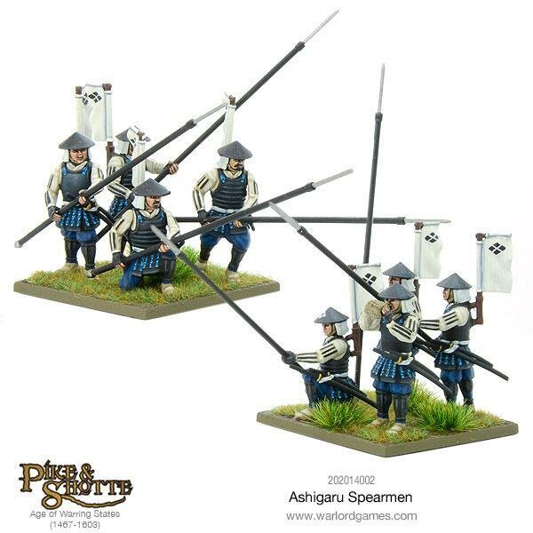 Ashigaru missile troops 25 figures Wargames Factory Warhammer  28mm 1/56th scale 