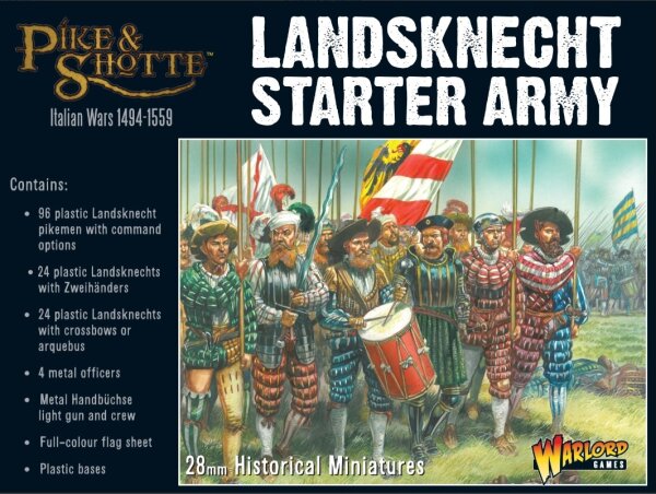 Pike & Shotte: Landsknecht Starter Army - Italian Wars 1494-1559