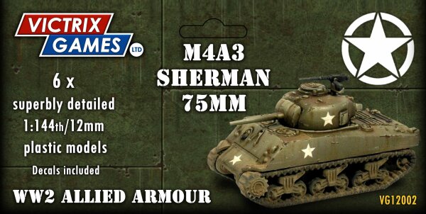 12mm Sherman M4A3 75mm