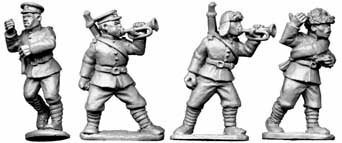 Chinese Buglers and Standard-Bearers