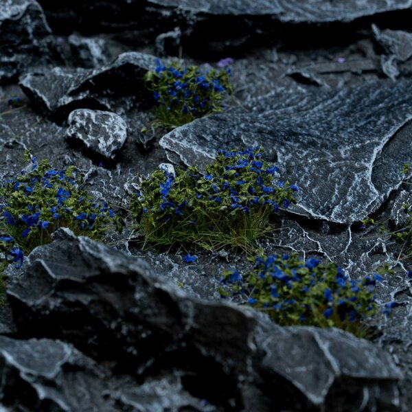 Gamer`s Grass: Blue Flowers