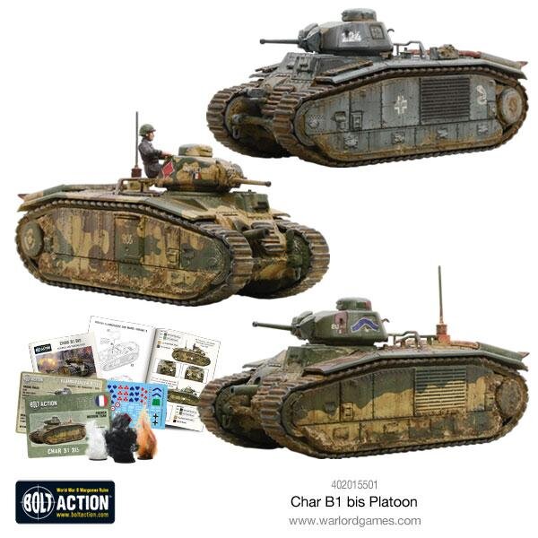 Char B1 bis Platoon (3x402015502)