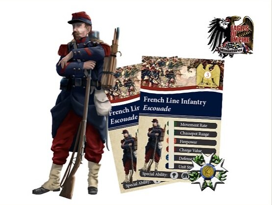 Franco-Prussian War 1870-71: Unit Cards - French Line Infantry
