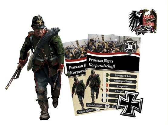 Franco-Prussian War 1870-71: Unit Cards - Prussian Jägers