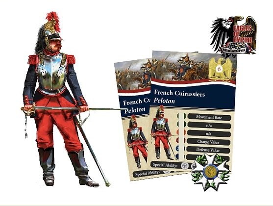 Franco-Prussian War 1870-71: Unit Cards - French Cuirassiers