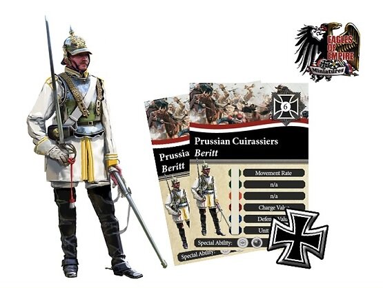 Franco-Prussian War 1870-71: Unit Cards - Prussian Cuirassiers