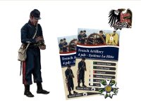 Franco-Prussian War 1870-71: Unit Cards - La Hitte 4 pdr...