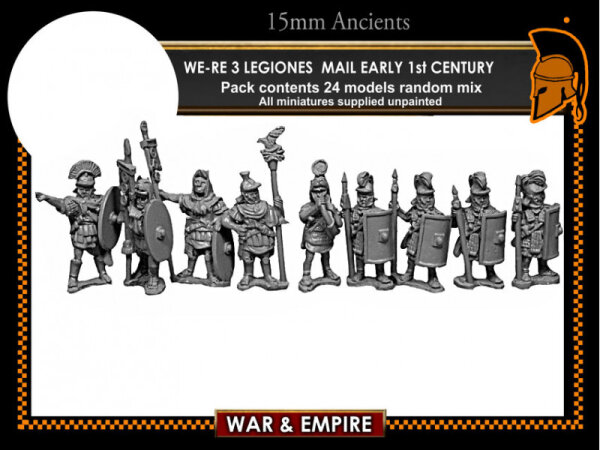 Early Imperial Roman Legionaries: Legiones - Chainmail, Early 1st Century