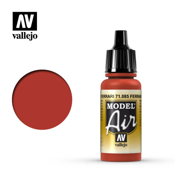 Vallejo Model Air: 085 Ferrari Red (Italian Red) (71.085)