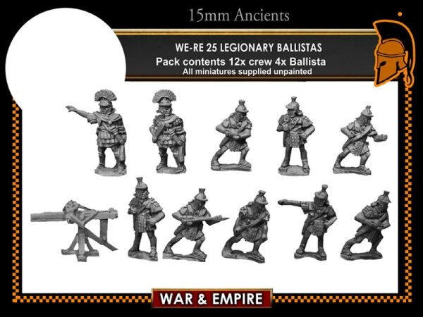 Early Imperial Roman Missile Troops: Legionary Ballistas
