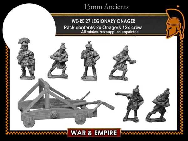 Early Imperial Roman Missile Troops: Legionary 2-armed Onagers