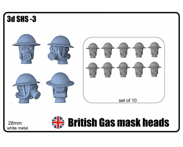 Secrets of the Third Reich: 3D British Gasmasks Head Set