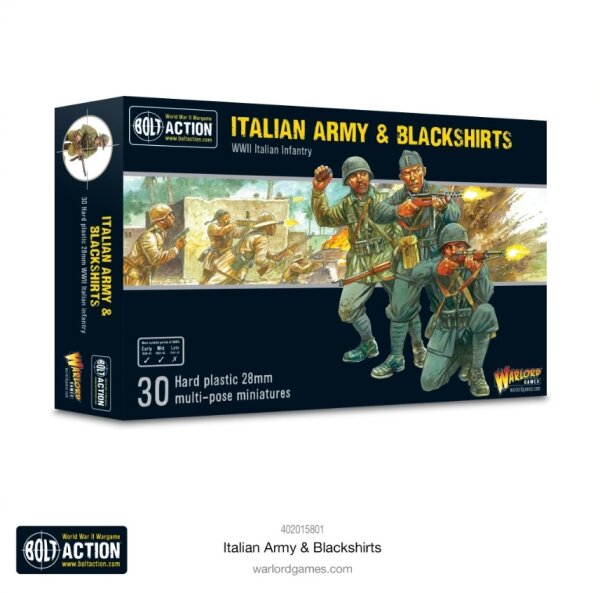 Italian Army & Blackshirts: WWII Italian Infantry