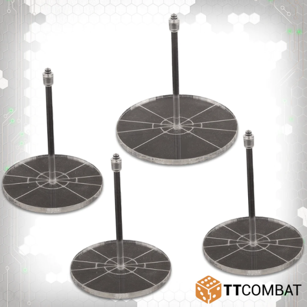 Dropfleet Commander: Large Clear Base Pack (ACC-012)