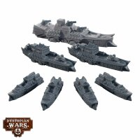 Dystopian Wars: Celestian Empire - Ning Jing Battlefleet Set