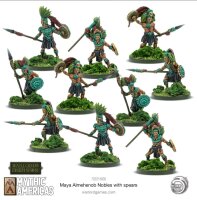 Warlords of Erewhon: Mythic Americas - Maya: Almehenob Nobles With Spears