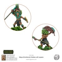 Warlords of Erewhon: Mythic Americas - Maya: Almehenob Nobles With Spears
