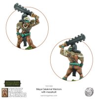 Mythic Americas - Maya: Calakmal Warriors With Macuahuitl