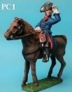 Prussian 1800-1807: Musketeers - Mounted Officer with Horse