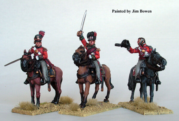 Mounted British Colonels