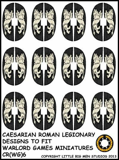 Caesarian Roman Legionary Shield Design 6