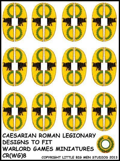 Caesarian Roman Legionary Shield Design 8