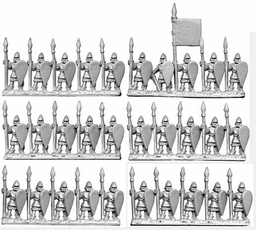 10mm City Spearmen