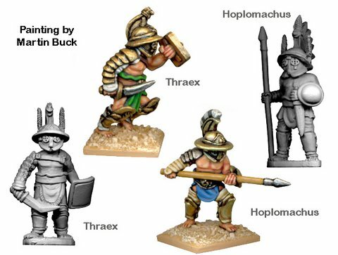 Gladiators: Thraeces & Hoplomachii