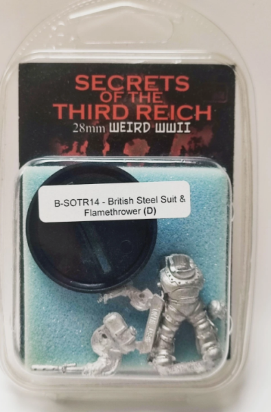 Armoured Suit, British Steel & Flamethrower