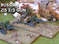 15mm Russian Zis 2/Zis 3 Anti-Tank/Field Gun (x1)