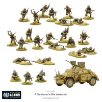Bolt Action: A Gentleman`s War (Starter Set/Deutsch) + free Edition 3 Rulebook Code